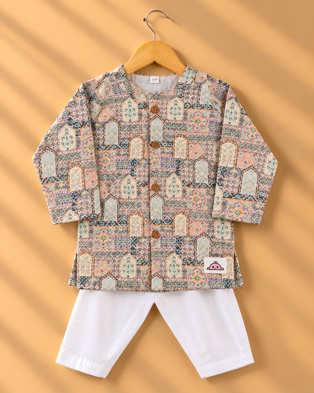 The Royal Mosaic – Boys' Kurta Pajama Set