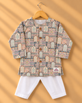 The Royal Mosaic – Boys' Kurta Pajama Set