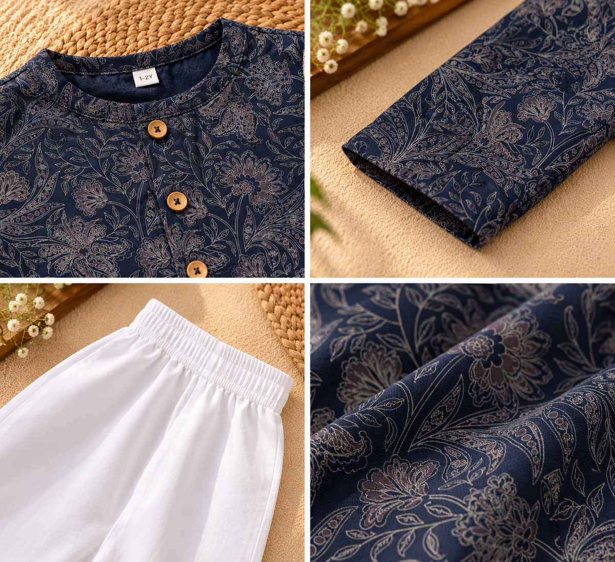 The Royal Neel Kurta Set 💙