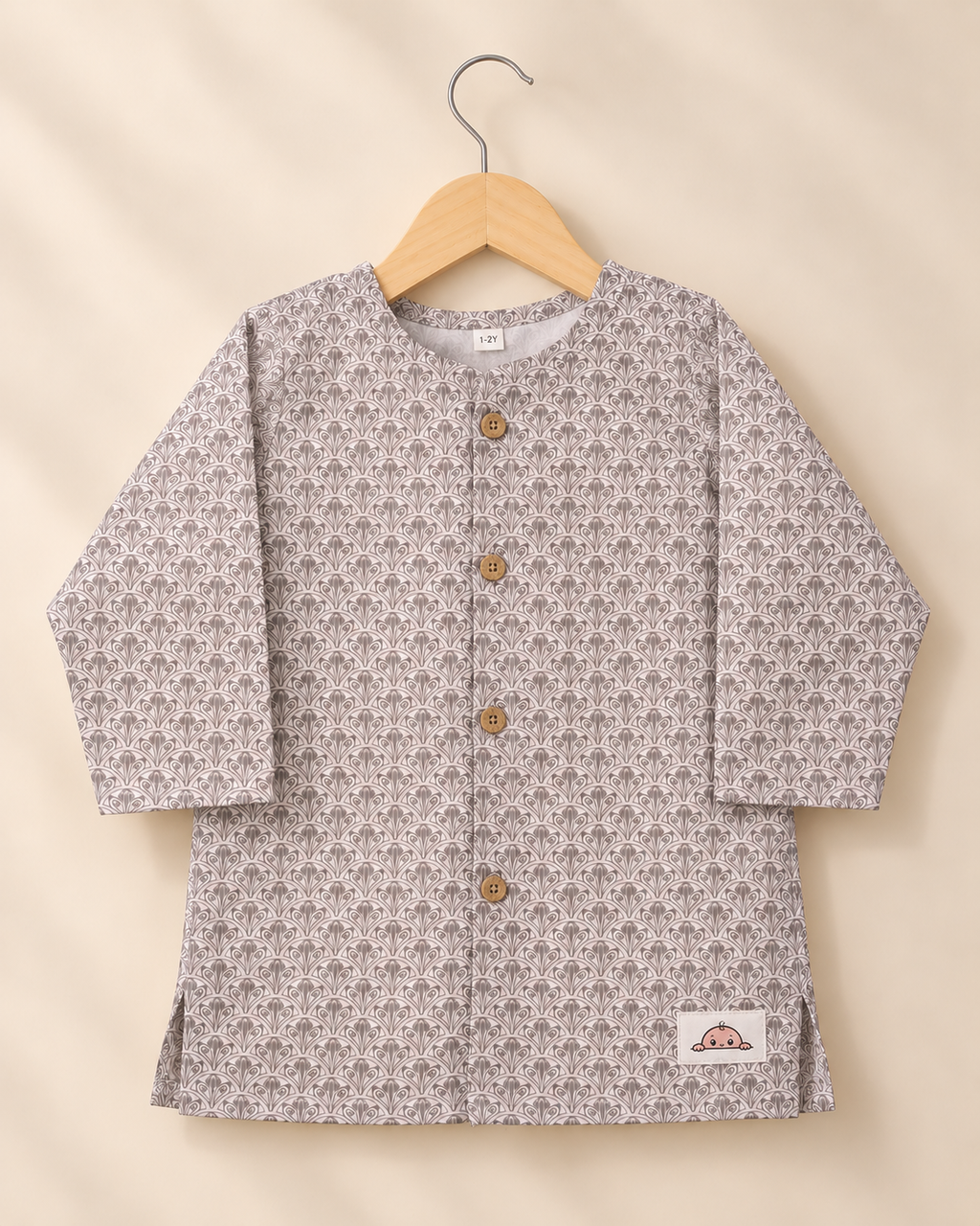 The Little Maharaja - Printed Kurta & Pajama Set for Boys | Little boy, royal charm. ✨